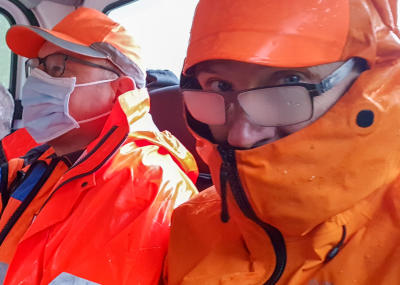 Felsräumungen und Kontrolle von Steinschlagschutznetzen