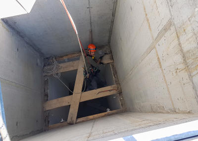 Entfernung Schalungsholz in Lüftungsschächten