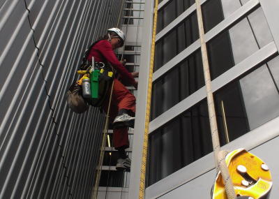 Seilarbeit in Aktion